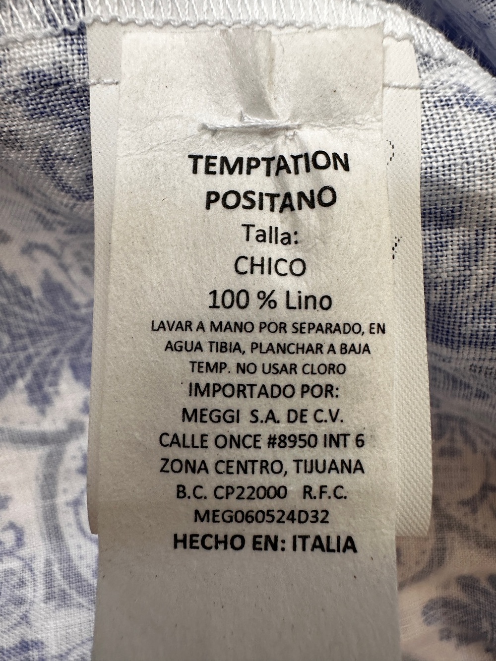 Temptation Positano Summer Blue Linen Maxi Skirt - Picture 10 of 12